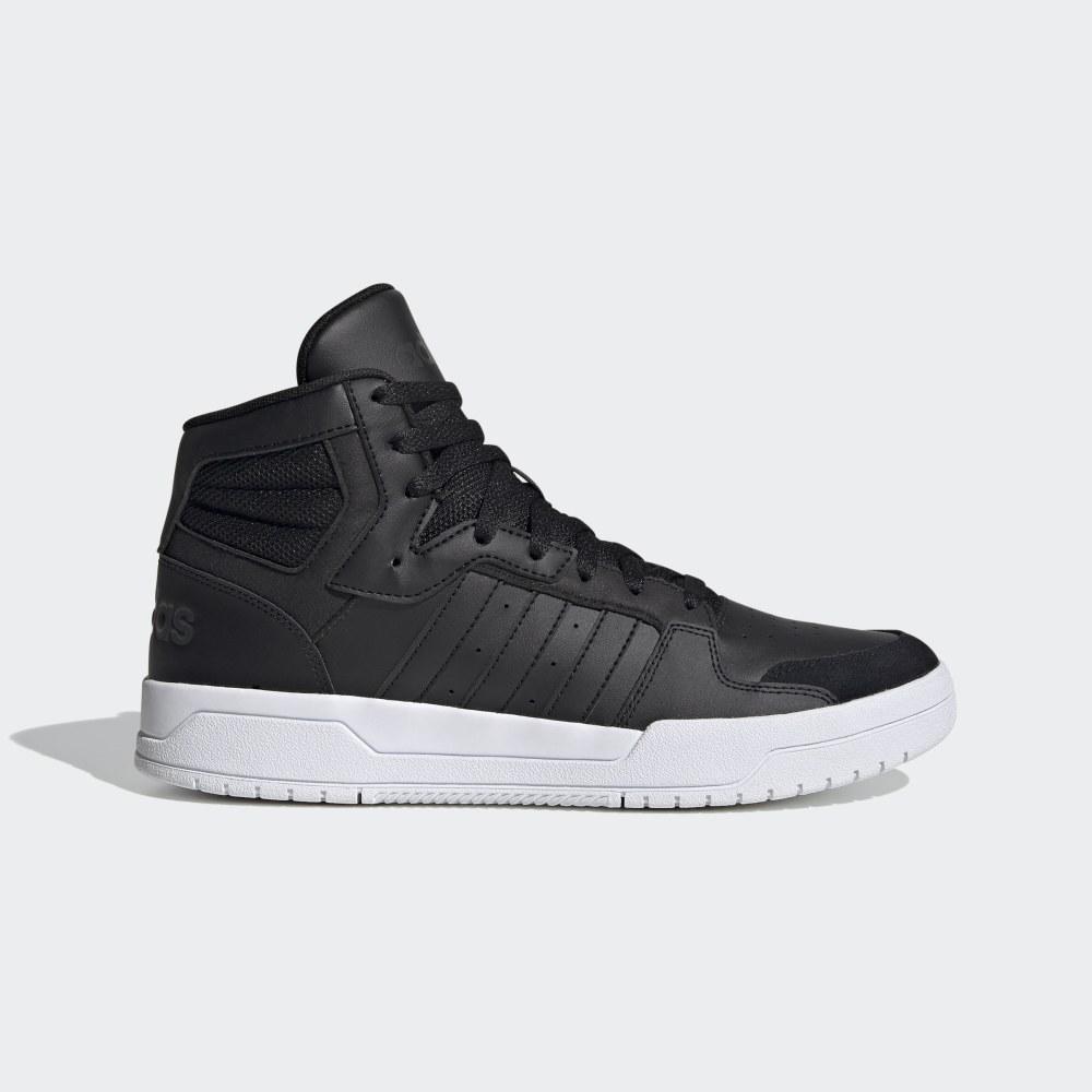 Adidasi Baschet Adidas Entrap Mid Barbati Romania - Negrii/Gri EH1263
